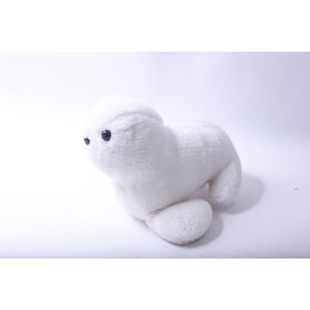 Sea World, White Seal Baby Plush Toy, Marine Theme, Stuffed Animal, Seal Pup
